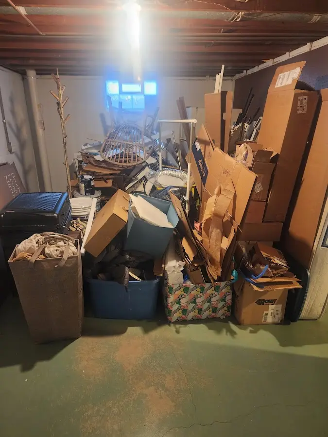 Roll-off dumpster container at job site for Concrete Dumpster Rental in Grand Prairie